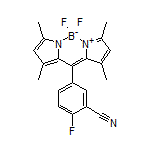 10-(3-Cyano-4-fluorophenyl)-5,5-difluoro-1,3,7,9-tetramethyl-5H-dipyrrolo[1,2-c:2’,1’-f][1,3,2]diazaborinin-4-ium-5-uide