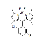 10-(2-Chloro-5-fluorophenyl)-5,5-difluoro-1,3,7,9-tetramethyl-5H-dipyrrolo[1,2-c:2’,1’-f][1,3,2]diazaborinin-4-ium-5-uide