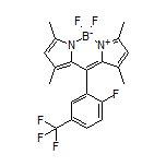 5,5-Difluoro-10-[2-fluoro-5-(trifluoromethyl)phenyl]-1,3,7,9-tetramethyl-5H-dipyrrolo[1,2-c:2’,1’-f][1,3,2]diazaborinin-4-ium-5-uide