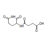 4-[(2,6-Dioxo-3-piperidyl)amino]-4-oxobutanoic Acid