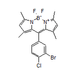 10-(3-Bromo-4-chlorophenyl)-5,5-difluoro-1,3,7,9-tetramethyl-5H-dipyrrolo[1,2-c:2’,1’-f][1,3,2]diazaborinin-4-ium-5-uide