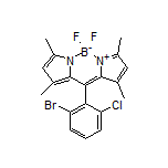 10-(2-Bromo-6-chlorophenyl)-5,5-difluoro-1,3,7,9-tetramethyl-5H-dipyrrolo[1,2-c:2’,1’-f][1,3,2]diazaborinin-4-ium-5-uide