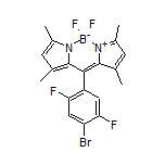 10-(4-Bromo-2,5-difluorophenyl)-5,5-difluoro-1,3,7,9-tetramethyl-5H-dipyrrolo[1,2-c:2’,1’-f][1,3,2]diazaborinin-4-ium-5-uide