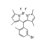 10-(5-Bromo-2-methylphenyl)-5,5-difluoro-1,3,7,9-tetramethyl-5H-dipyrrolo[1,2-c:2’,1’-f][1,3,2]diazaborinin-4-ium-5-uide