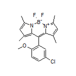 10-(5-Chloro-2-methoxyphenyl)-5,5-difluoro-1,3,7,9-tetramethyl-5H-dipyrrolo[1,2-c:2’,1’-f][1,3,2]diazaborinin-4-ium-5-uide