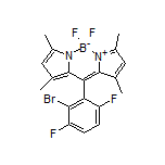 10-(2-Bromo-3,6-difluorophenyl)-5,5-difluoro-1,3,7,9-tetramethyl-5H-dipyrrolo[1,2-c:2’,1’-f][1,3,2]diazaborinin-4-ium-5-uide