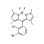 10-[2,4-Bis(trifluoromethyl)phenyl]-5,5-difluoro-1,3,7,9-tetramethyl-5H-dipyrrolo[1,2-c:2’,1’-f][1,3,2]diazaborinin-4-ium-5-uide