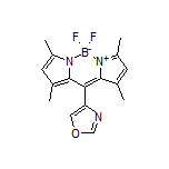 5,5-Difluoro-1,3,7,9-tetramethyl-10-(4-oxazolyl)-5H-dipyrrolo[1,2-c:2’,1’-f][1,3,2]diazaborinin-4-ium-5-uide