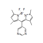 5,5-Difluoro-1,3,7,9-tetramethyl-10-(5-pyrimidinyl)-5H-dipyrrolo[1,2-c:2’,1’-f][1,3,2]diazaborinin-4-ium-5-uide