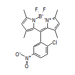 10-(2-Chloro-5-nitrophenyl)-5,5-difluoro-1,3,7,9-tetramethyl-5H-dipyrrolo[1,2-c:2’,1’-f][1,3,2]diazaborinin-4-ium-5-uide