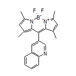 5,5-Difluoro-1,3,7,9-tetramethyl-10-(3-quinolyl)-5H-dipyrrolo[1,2-c:2’,1’-f][1,3,2]diazaborinin-4-ium-5-uide