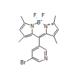 10-(5-Bromo-3-pyridyl)-5,5-difluoro-1,3,7,9-tetramethyl-5H-dipyrrolo[1,2-c:2’,1’-f][1,3,2]diazaborinin-4-ium-5-uide