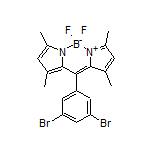 10-(3,5-Dibromophenyl)-5,5-difluoro-1,3,7,9-tetramethyl-5H-dipyrrolo[1,2-c:2’,1’-f][1,3,2]diazaborinin-4-ium-5-uide