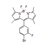 10-(4-Bromo-3-fluorophenyl)-5,5-difluoro-1,3,7,9-tetramethyl-5H-dipyrrolo[1,2-c:2’,1’-f][1,3,2]diazaborinin-4-ium-5-uide