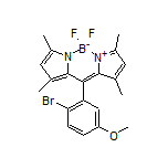 10-(2-Bromo-5-methoxyphenyl)-5,5-difluoro-1,3,7,9-tetramethyl-5H-dipyrrolo[1,2-c:2’,1’-f][1,3,2]diazaborinin-4-ium-5-uide