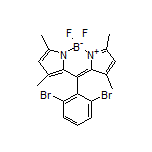 10-(2,6-Dibromophenyl)-5,5-difluoro-1,3,7,9-tetramethyl-5H-dipyrrolo[1,2-c:2’,1’-f][1,3,2]diazaborinin-4-ium-5-uide