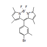 10-(4-Bromo-3-methylphenyl)-5,5-difluoro-1,3,7,9-tetramethyl-5H-dipyrrolo[1,2-c:2’,1’-f][1,3,2]diazaborinin-4-ium-5-uide