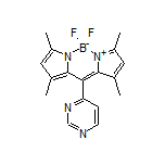 5,5-Difluoro-1,3,7,9-tetramethyl-10-(4-pyrimidinyl)-5H-dipyrrolo[1,2-c:2’,1’-f][1,3,2]diazaborinin-4-ium-5-uide