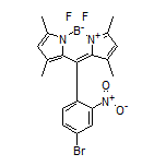 10-(4-Bromo-2-nitrophenyl)-5,5-difluoro-1,3,7,9-tetramethyl-5H-dipyrrolo[1,2-c:2’,1’-f][1,3,2]diazaborinin-4-ium-5-uide