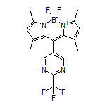 5,5-Difluoro-1,3,7,9-tetramethyl-10-[2-(trifluoromethyl)-5-pyrimidinyl]-5H-dipyrrolo[1,2-c:2’,1’-f][1,3,2]diazaborinin-4-ium-5-uide