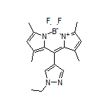 10-(1-Ethyl-4-pyrazolyl)-5,5-difluoro-1,3,7,9-tetramethyl-5H-dipyrrolo[1,2-c:2’,1’-f][1,3,2]diazaborinin-4-ium-5-uide