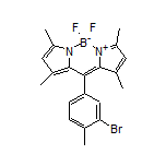 10-(3-Bromo-4-methylphenyl)-5,5-difluoro-1,3,7,9-tetramethyl-5H-dipyrrolo[1,2-c:2’,1’-f][1,3,2]diazaborinin-4-ium-5-uide