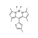 5,5-Difluoro-1,3,7,9-tetramethyl-10-(4-methyl-2-thienyl)-5H-dipyrrolo[1,2-c:2’,1’-f][1,3,2]diazaborinin-4-ium-5-uide