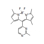 5,5-Difluoro-1,3,7,9-tetramethyl-10-(2-methyl-4-pyrimidinyl)-5H-dipyrrolo[1,2-c:2’,1’-f][1,3,2]diazaborinin-4-ium-5-uide