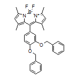 10-[3,4-Bis(benzyloxy)phenyl]-5,5-difluoro-1,3,7,9-tetramethyl-5H-dipyrrolo[1,2-c:2’,1’-f][1,3,2]diazaborinin-4-ium-5-uide