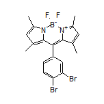 10-(3,4-Dibromophenyl)-5,5-difluoro-1,3,7,9-tetramethyl-5H-dipyrrolo[1,2-c:2’,1’-f][1,3,2]diazaborinin-4-ium-5-uide