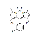 10-(2-Chloro-3,6-difluorophenyl)-5,5-difluoro-1,3,7,9-tetramethyl-5H-dipyrrolo[1,2-c:2’,1’-f][1,3,2]diazaborinin-4-ium-5-uide