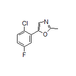 5-(2-Chloro-5-fluorophenyl)-2-methyloxazole