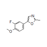 5-(3-Fluoro-4-methoxyphenyl)-2-methyloxazole