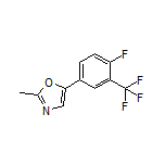 5-[4-Fluoro-3-(trifluoromethyl)phenyl]-2-methyloxazole