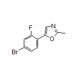 5-(4-Bromo-2-fluorophenyl)-2-methyloxazole