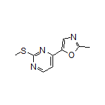 2-Methyl-5-[2-(methylthio)-4-pyrimidinyl]oxazole