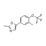 2-Methyl-5-[3-methyl-4-(trifluoromethoxy)phenyl]oxazole