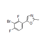 5-(3-Bromo-2,4-difluorophenyl)-2-methyloxazole