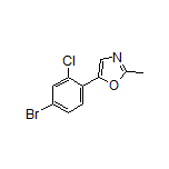 5-(4-Bromo-2-chlorophenyl)-2-methyloxazole