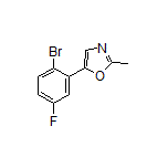 5-(2-Bromo-5-fluorophenyl)-2-methyloxazole