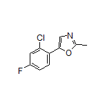 5-(2-Chloro-4-fluorophenyl)-2-methyloxazole