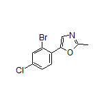 5-(2-Bromo-4-chlorophenyl)-2-methyloxazole