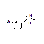 5-(3-Bromo-2-methylphenyl)-2-methyloxazole