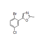 5-(2-Bromo-5-chlorophenyl)-2-methyloxazole