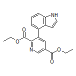 Diethyl 3-(4-Indolyl)pyridine-2,5-dicarboxylate