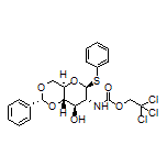 2,2,2-Trichloroethyl [(2R,4aR,6S,7R,8R,8aS)-8-Hydroxy-2-phenyl-6-(phenylthio)hexahydropyrano[3,2-d][1,3]dioxin-7-yl]carbamate