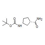 (1S,3R)-3-(Boc-amino)cyclopentanecarboxamide