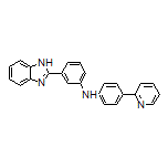 3-(2-Benzimidazolyl)-N-[4-(2-pyridyl)phenyl]aniline