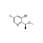 (S)-3-Bromo-5-iodo-2-(1-methoxyethyl)pyridine