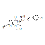 N-[5-[(4-Chlorobenzyl)oxy]-1,3,4-thiadiazol-2-yl]-6-cyano-2-morpholinonicotinamide